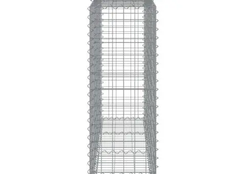 Coșuri gabion arcuite 5 buc, 200x50x120/140 cm, fier galvanizat - 5/5