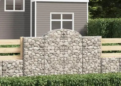 Coșuri gabion arcuite 40 buc, 200x50x120/140cm, fier galvanizat - 1/5