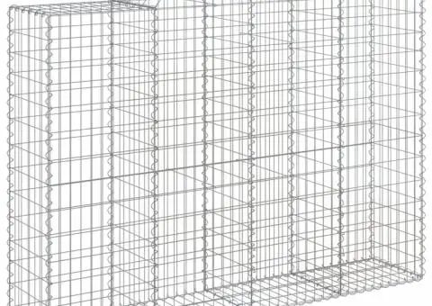 Coșuri gabion arcuite 7 buc, 200x50x140/160 cm, fier galvanizat - 3/5