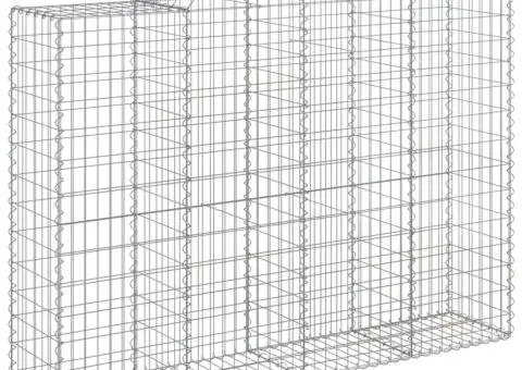Coșuri gabion arcuite 25 buc, 200x50x140/160cm, fier galvanizat - 3/5