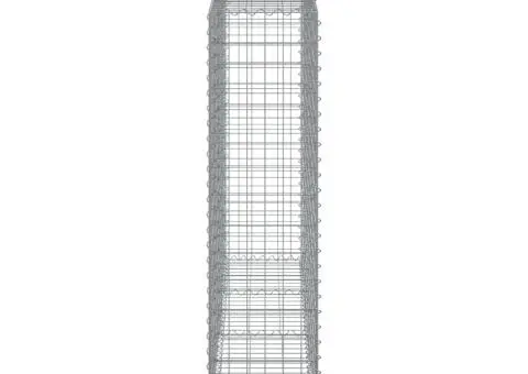 Coșuri gabion arcuite 3 buc, 200x50x160/180 cm, fier galvanizat - 5/5