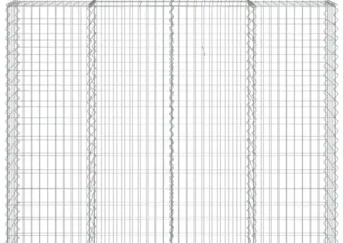 Coș gabion arcuit, 25 buc, 200x50x160/180 cm, fier galvanizat - 4/5