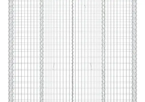 Coșuri gabion arcuite, 12 buc 200x50x200/220cm, fier galvanizat - 4/5