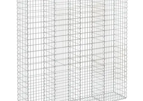 Coșuri gabion arcuite, 14 buc 200x50x200/220cm, fier galvanizat - 3/5