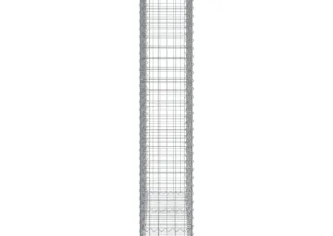 Coșuri gabion arcuite, 5 buc, 200x50x220/240cm, fier galvanizat - 5/5
