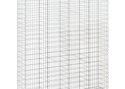 Coșuri gabion arcuite, 10 buc 200x50x220/240cm, fier galvanizat - 3/5