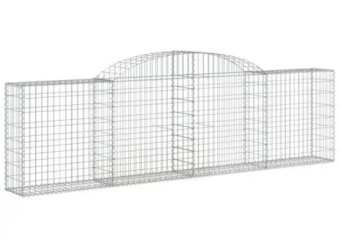 Coșuri gabion arcuite 25 buc, 300x30x80/100 cm, fier galvanizat - 3/5