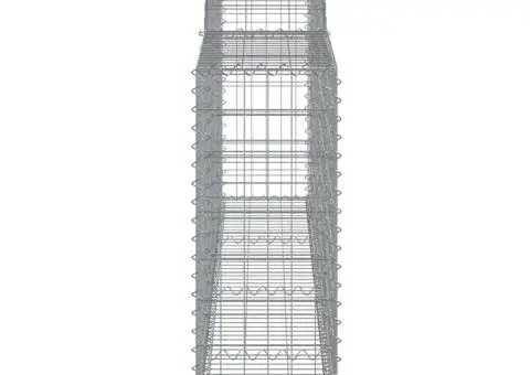 Coșuri gabion arcuite 25 buc, 300x30x80/100 cm, fier galvanizat - 5/5