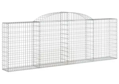 Coșuri gabion arcuite 5 buc, 300x30x100/120 cm fier galvanizat - 3/5