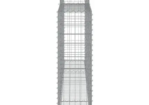 Coșuri gabion arcuite 5 buc, 300x30x100/120 cm fier galvanizat - 5/5