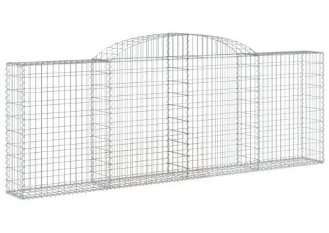 Coșuri gabion arcuite 7 buc, 300x30x100/120 cm fier galvanizat - 3/5
