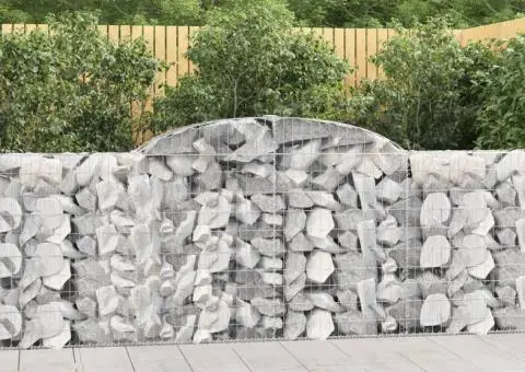 Coșuri gabion arcuite 13 buc, 300x30x100/120 cm fier galvanizat - 1/5