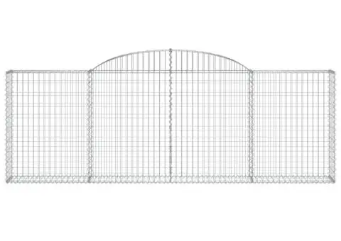 Coșuri gabion arcuite 13 buc, 300x30x100/120 cm fier galvanizat - 4/5