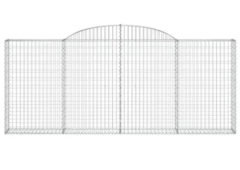 Coșuri gabion arcuite 10 buc, 300x30x120/140 cm fier galvanizat - 4/5