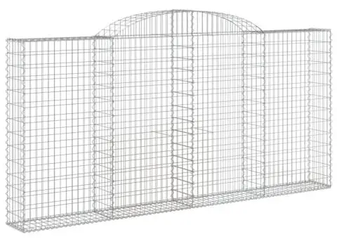 Coșuri gabion arcuite 11 buc. 300x30x140/160cm fier galvanizat - 3/5