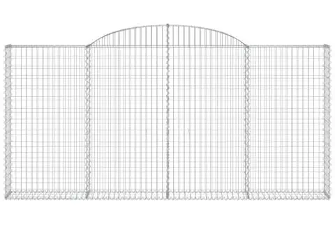 Coșuri gabion arcuite 11 buc. 300x30x140/160cm fier galvanizat - 4/5