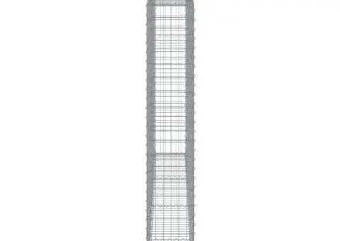 Coșuri gabion arcuite 2 buc, 300x30x180/200 cm, fier galvanizat - 5/5
