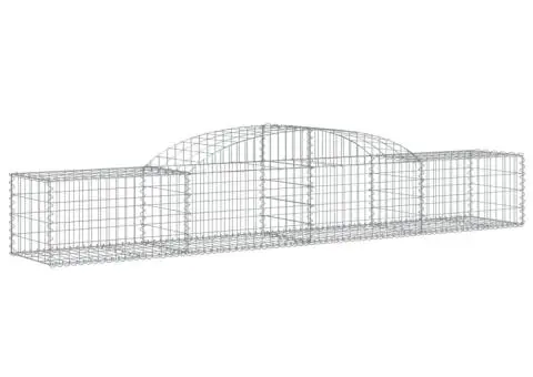 Coșuri gabion arcuite, 25 buc., 300x50x40/60cm, fier galvanizat - 3/5