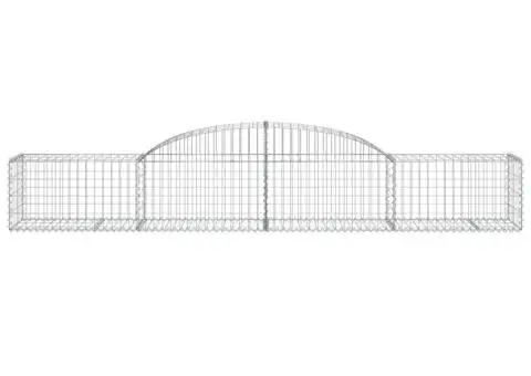 Coșuri gabion arcuite, 25 buc., 300x50x40/60cm, fier galvanizat - 4/5