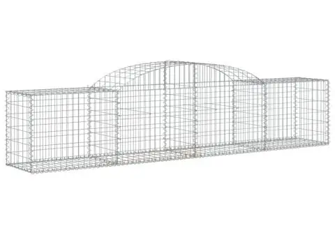 Coșuri gabion arcuite 11 buc, 300x50x60/80 cm, fier galvanizat - 3/5