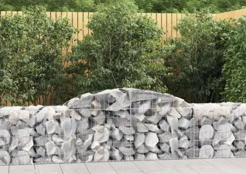 Coșuri gabion arcuite 13 buc, 300x50x60/80 cm, fier galvanizat - 1/5