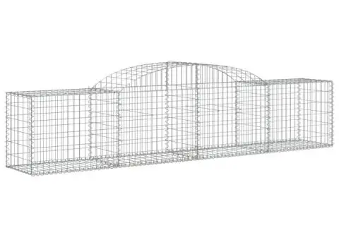 Coșuri gabion arcuite 13 buc, 300x50x60/80 cm, fier galvanizat - 3/5