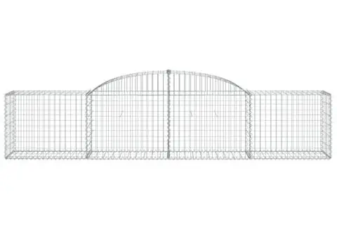 Coșuri gabion arcuite 13 buc, 300x50x60/80 cm, fier galvanizat - 4/5