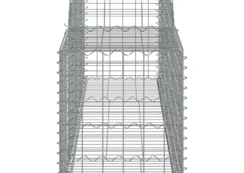 Coșuri gabion arcuite 13 buc, 300x50x60/80 cm, fier galvanizat - 5/5