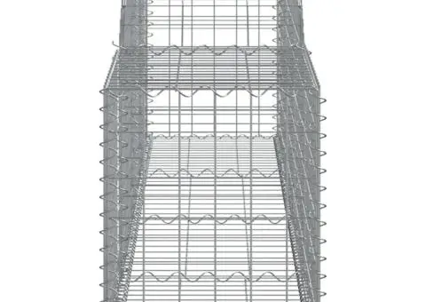 Coșuri gabion arcuite 30 buc, 300x50x60/80 cm, fier galvanizat - 5/5