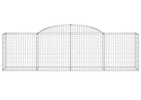 Coșuri gabion arcuite 20 buc, 300x50x80/100 cm, fier galvanizat - 4/5