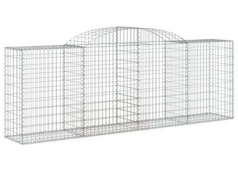 Coșuri gabion arcuite 7 buc, 300x50x100/120 cm, fier galvanizat - 3/5