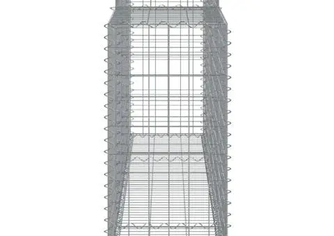 Coșuri gabion arcuite 7 buc, 300x50x100/120 cm, fier galvanizat - 5/5