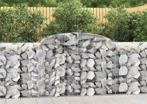 Coșuri gabion arcuite 11 buc, 300x50x100/120cm, fier galvanizat - 1/5