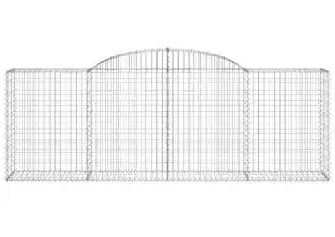 Coșuri gabion arcuite 11 buc, 300x50x100/120cm, fier galvanizat - 4/5