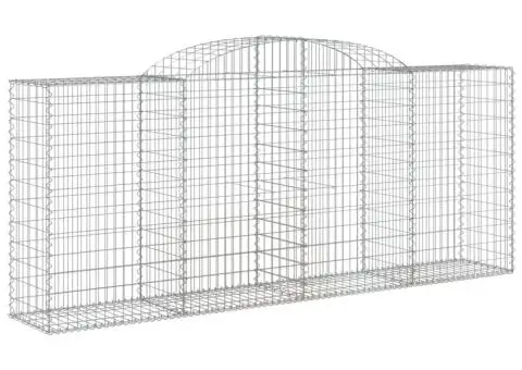 Coșuri gabion arcuite 2 buc. 300x50x120/140 cm, fier galvanizat - 3/5