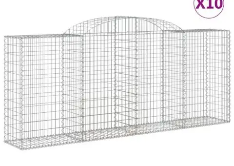 Coșuri gabion arcuite 10 buc. 300x50x120/140 cm fier galvanizat - 2/5