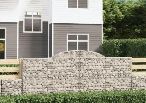 Coșuri gabion arcuite 15 buc. 300x50x120/140 cm fier galvanizat - 1/5