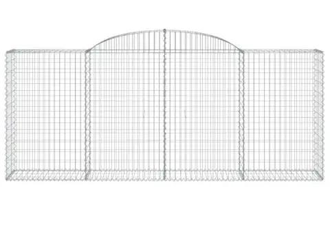 Coșuri gabion arcuite 15 buc. 300x50x120/140 cm fier galvanizat - 4/5