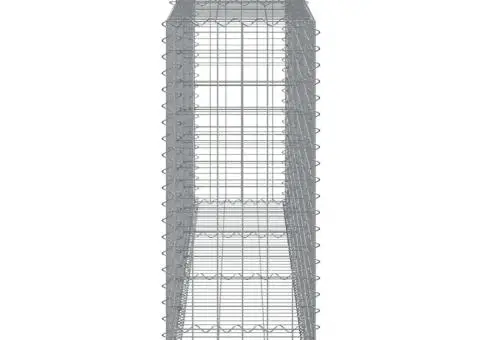 Coșuri gabion arcuite 15 buc. 300x50x120/140 cm fier galvanizat - 5/5