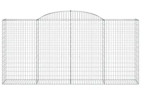 Coșuri gabion arcuite 11 buc, 300x50x140/160cm, fier galvanizat - 4/5