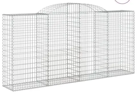 Coșuri gabion arcuite 17 buc, 300x50x140/160cm, fier galvanizat - 2/5