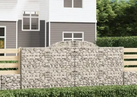 Coșuri gabion arcuite 25 buc, 300x50x140/160cm, fier galvanizat - 1/5