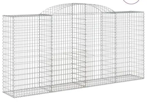 Coșuri gabion arcuite 25 buc, 300x50x140/160cm, fier galvanizat - 2/5