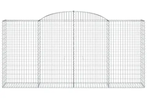Coșuri gabion arcuite 25 buc, 300x50x140/160cm, fier galvanizat - 4/5