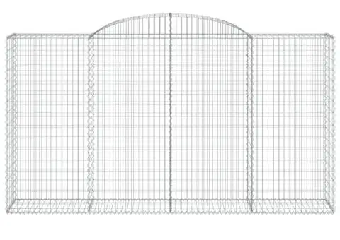 Coșuri gabion arcuite 6 buc, 300x50x160/180 cm, fier galvanizat - 4/5