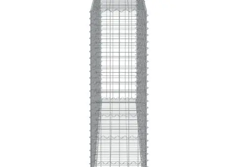 Coșuri gabion arcuite 6 buc, 300x50x160/180 cm, fier galvanizat - 5/5