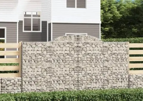 Coșuri gabion arcuite 30 buc, 300x50x160/180cm, fier galvanizat - 1/5