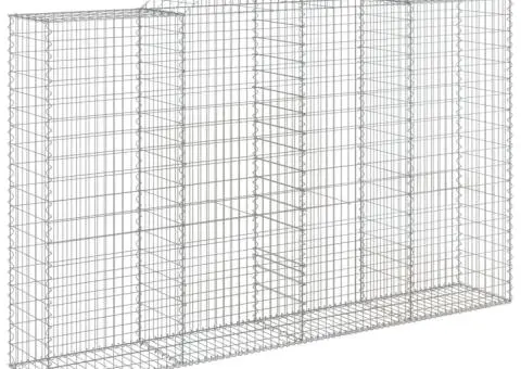 Coșuri gabion arcuite 2 buc, 300x50x180/200 cm, fier galvanizat - 3/5
