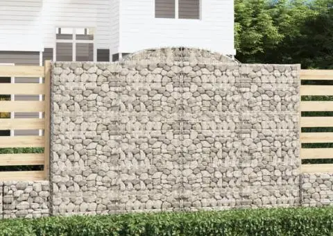 Coșuri gabion arcuite 10 buc. 300x50x200/220 cm fier galvanizat - 1/5