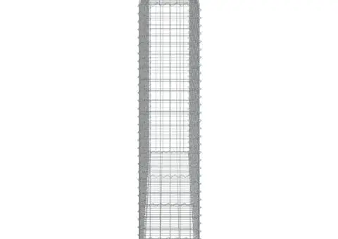 Coșuri gabion arcuite, 7 buc, 300x50x220/240cm, fier galvanizat - 5/5